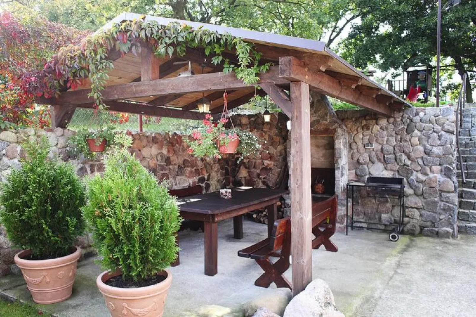 Holiday homes for 4 persons Miedzyzdroje-30 qm  Typ B-Parkeinrichtungen