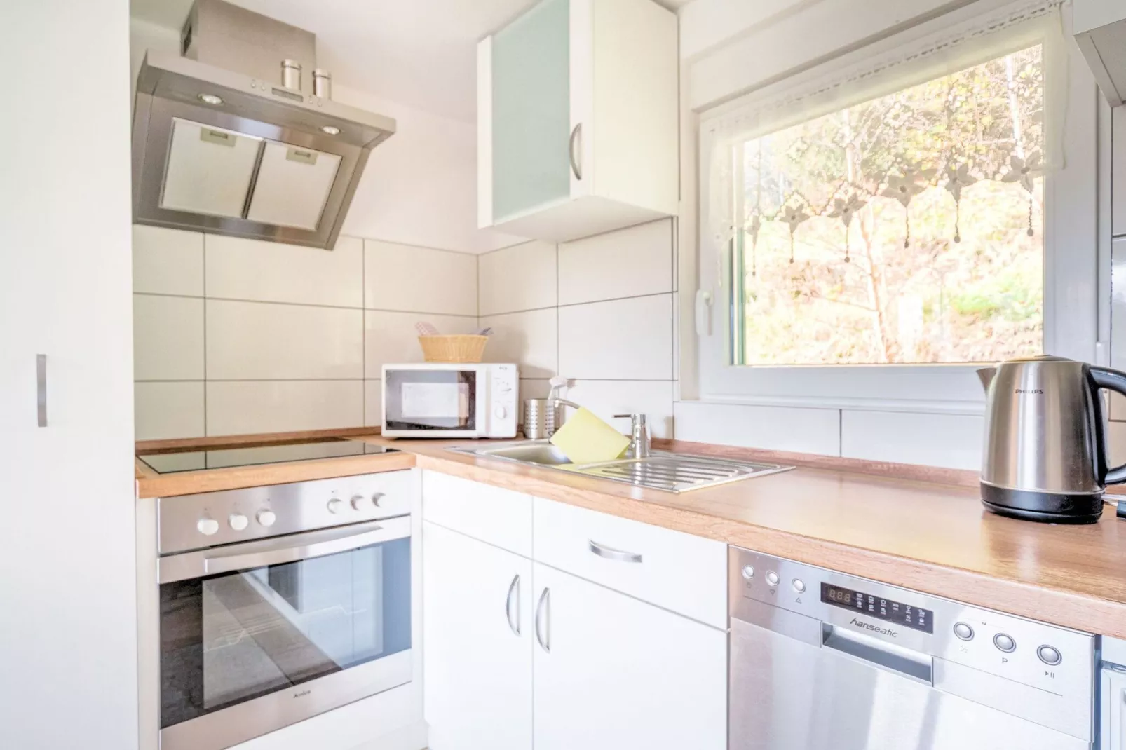 Holiday home with terrace next to the forest-Kitchen
