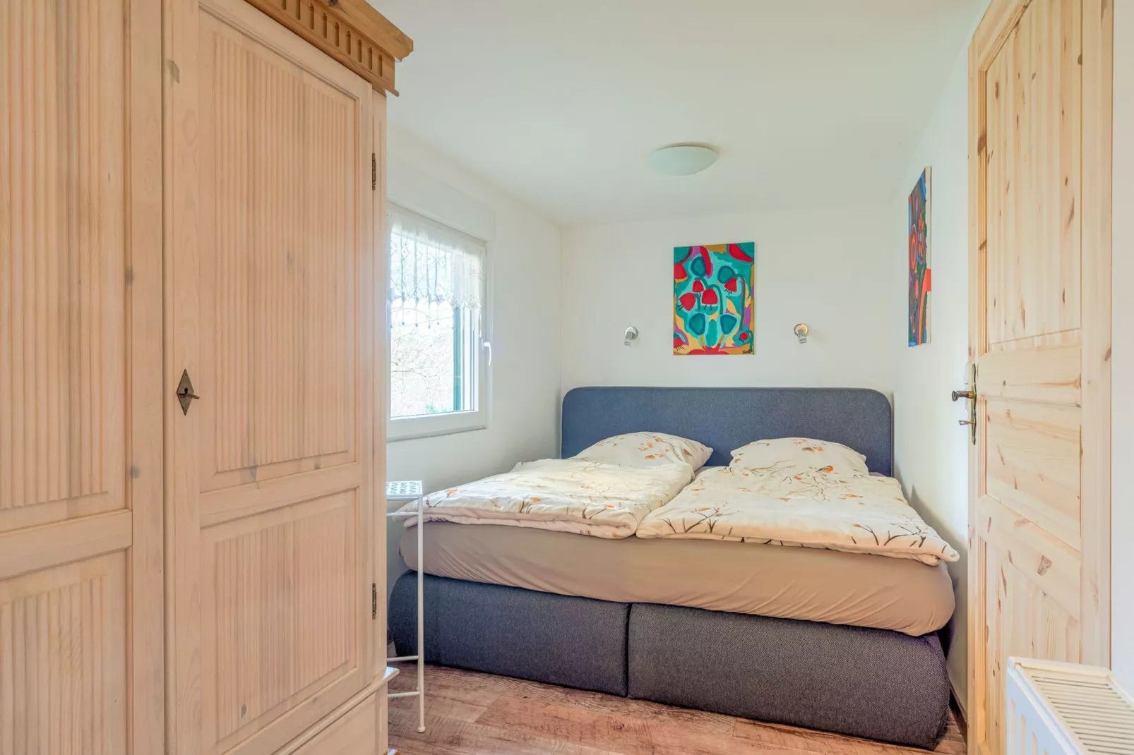 Holiday home with terrace next to the forest-Bedroom