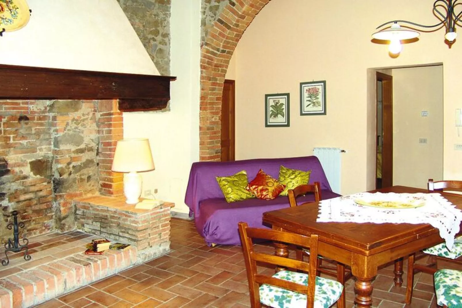 Agri-tourism Poggio al Sole Vinci Type Girasole-Wohnzimmer