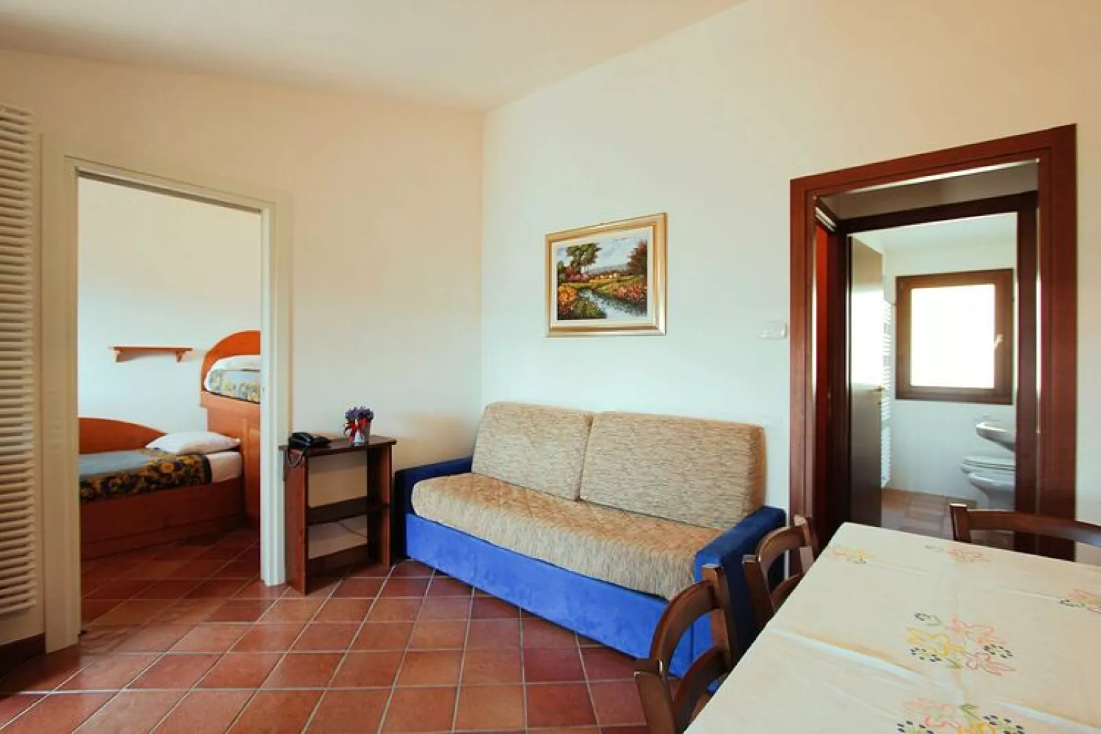 Ferienanlage Antico Borgo I Cancelli Palazzuolo - Type trilo ca 50 qm 1-4 Pax-Living room