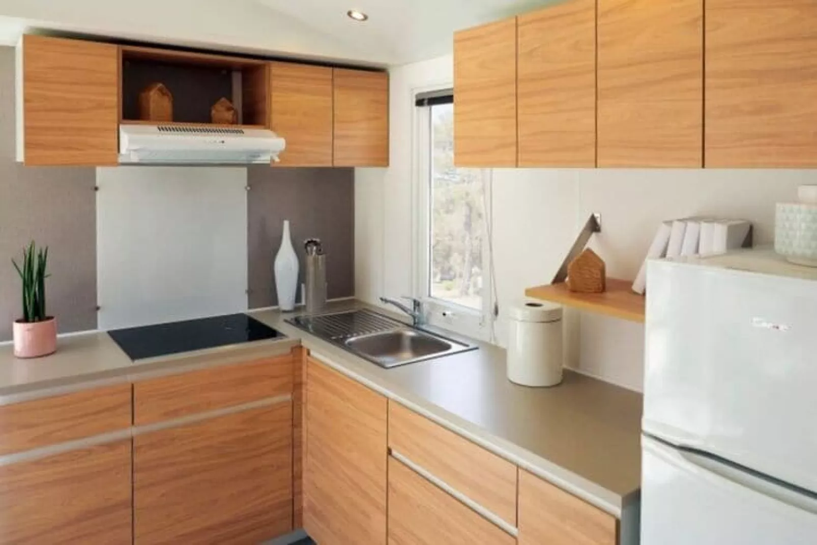 Camping L'Air Marin Vias-Plage  Mobilhome CANCUN-Kitchen