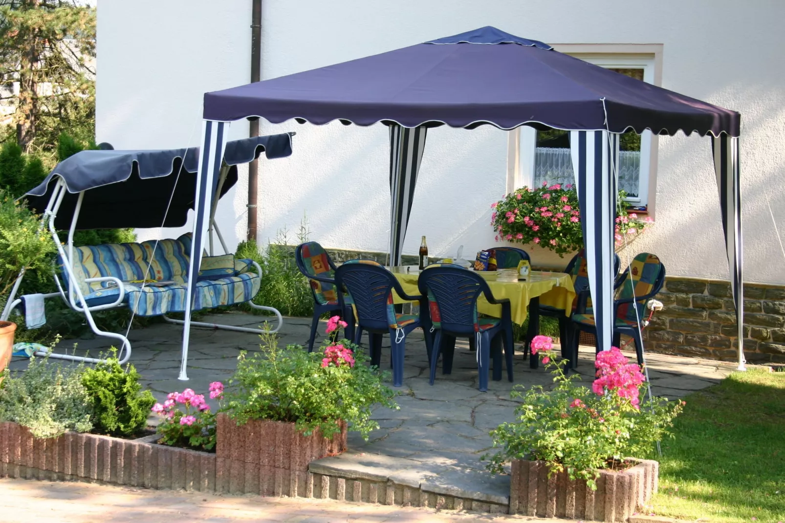 Im Erzgebirge-Gardens in summer