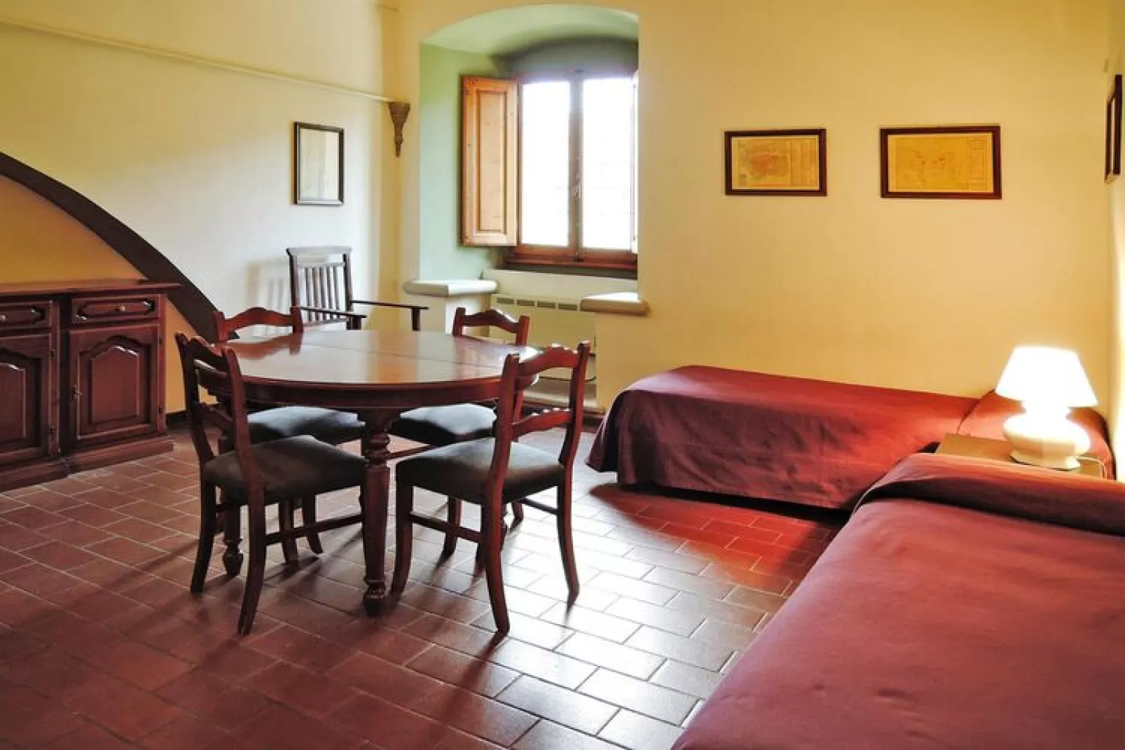 Holiday residence Villa Pitiana Donnini - Type 3-Raum-App Typ B 55 qm-Living room