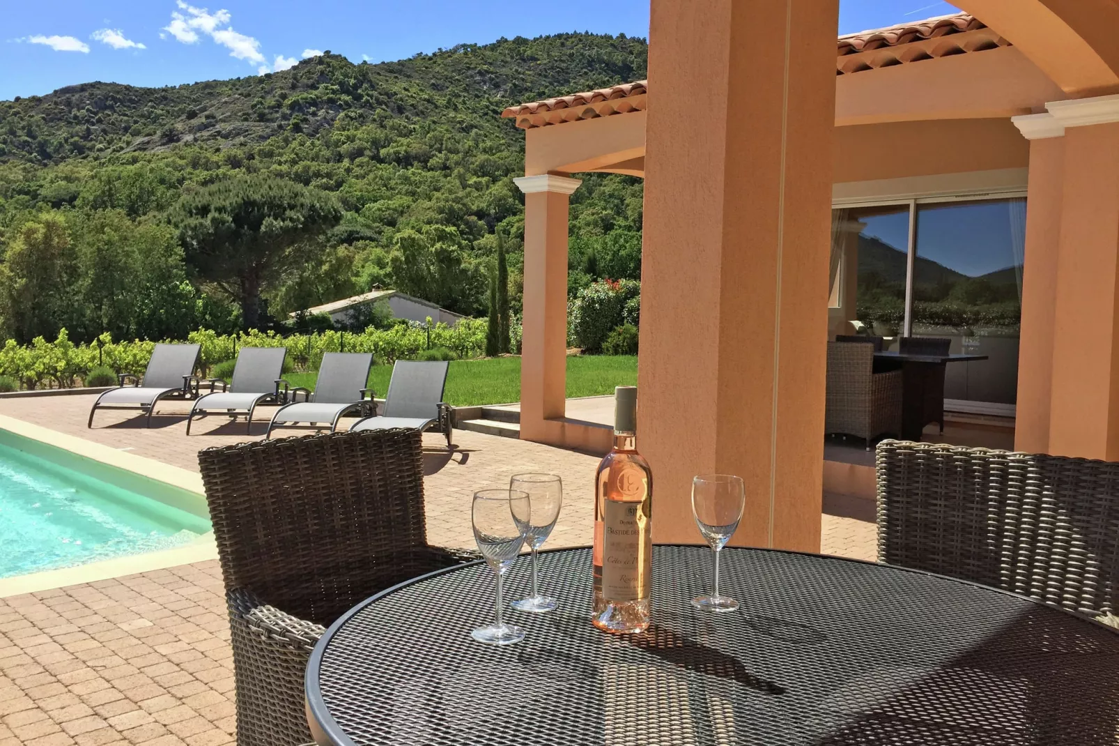 Villa d'Artagnan 8 personen-Terrassenbalkon
