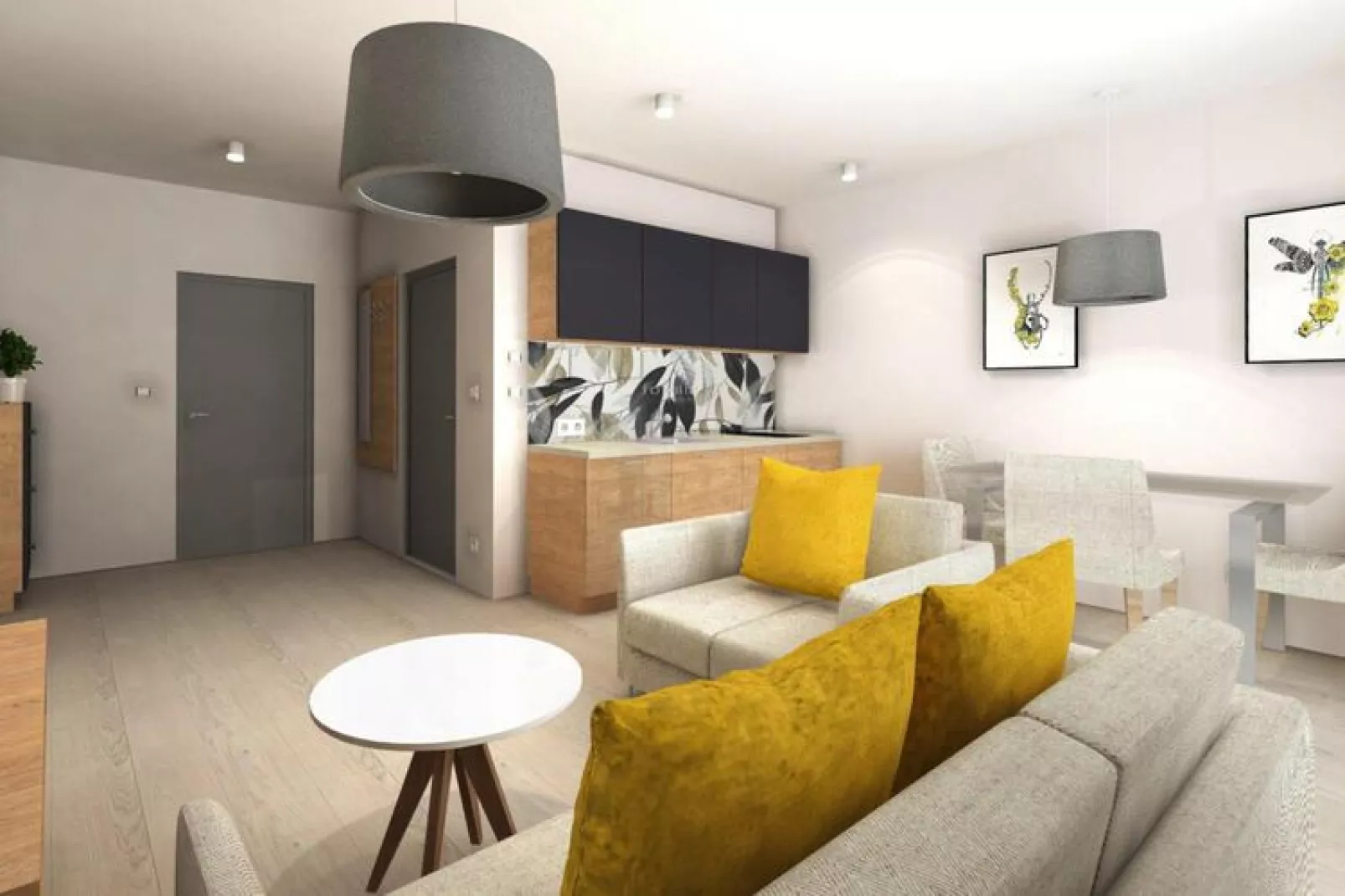 Apartamenty przy Nadmorskiej 106 38m2 Grzybowo-Living room