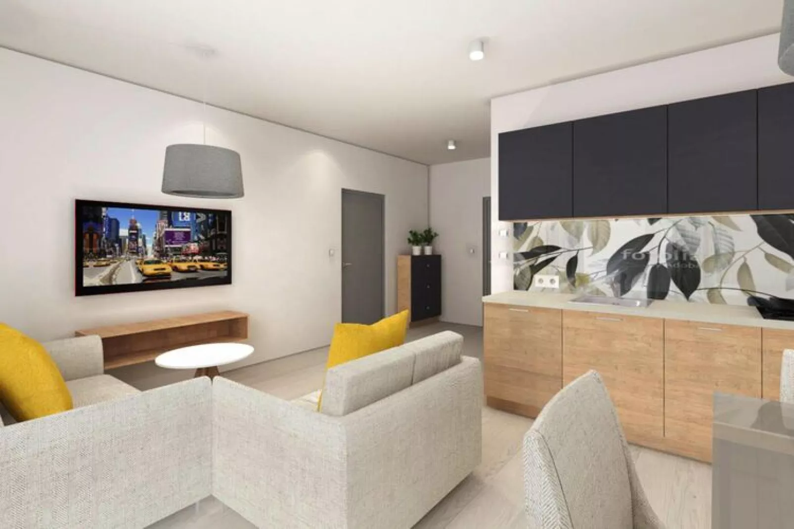 Apartamenty przy Nadmorskiej 106 38m2 Grzybowo-Living room