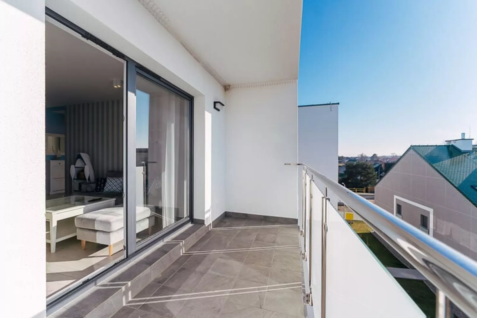 Apartamenty przy Nadmorskiej 106 38m2 Grzybowo-Terrace balcony