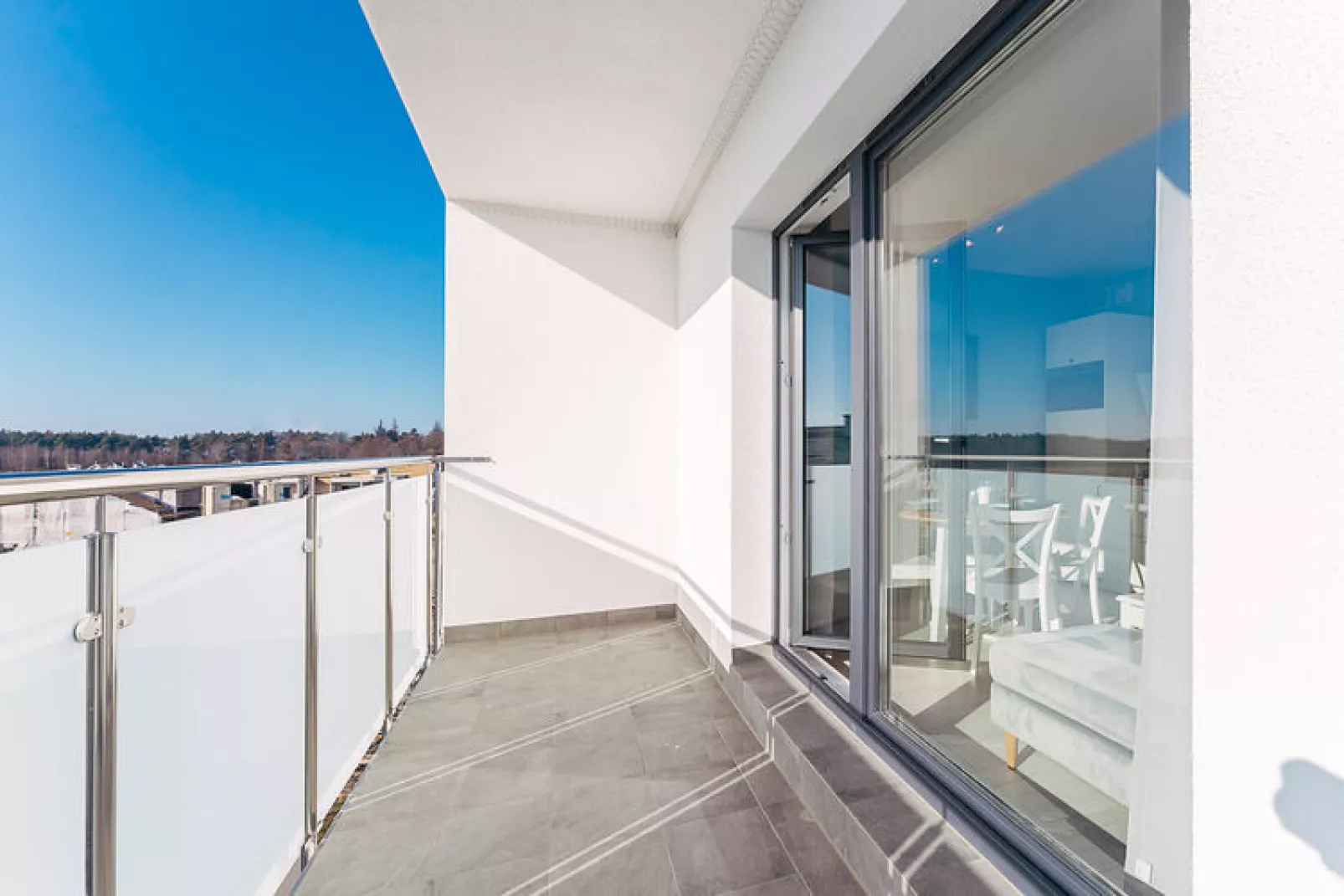 Apartamenty przy Nadmorskiej 106 38m2 Grzybowo-Terrace balcony