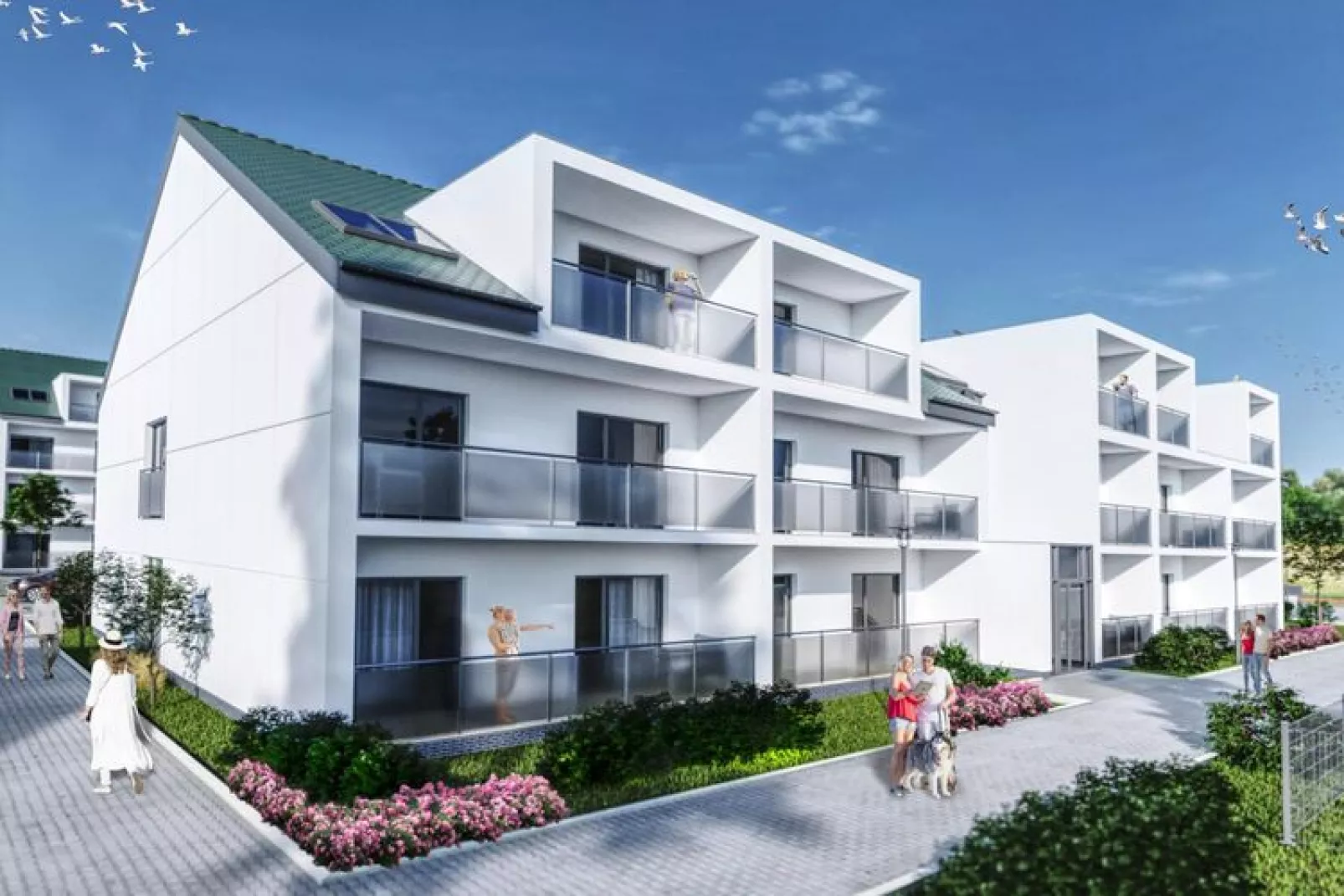 Apartamenty przy Nadmorskiej 106 38m2 Grzybowo-Exterior summer