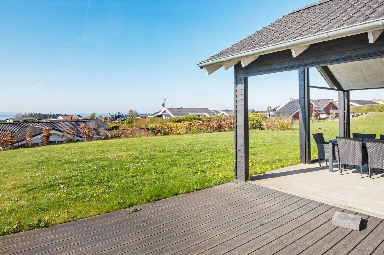 10 person holiday home in Rønde-By Traum-Water view