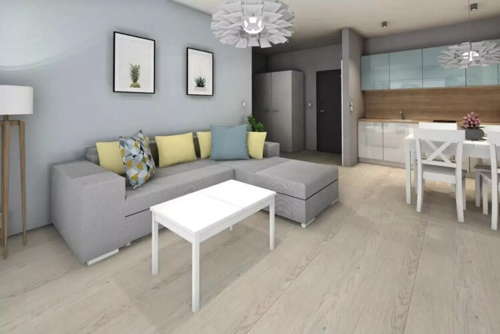 Apartamenty przy Nadmorskiej 104 38m2 Grzybowo-Living room