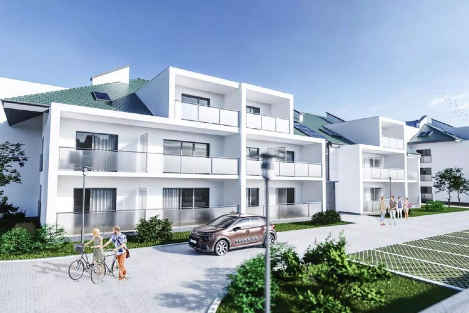 Apartamenty przy Nadmorskiej 104 38m2 Grzybowo-Exterior in summer