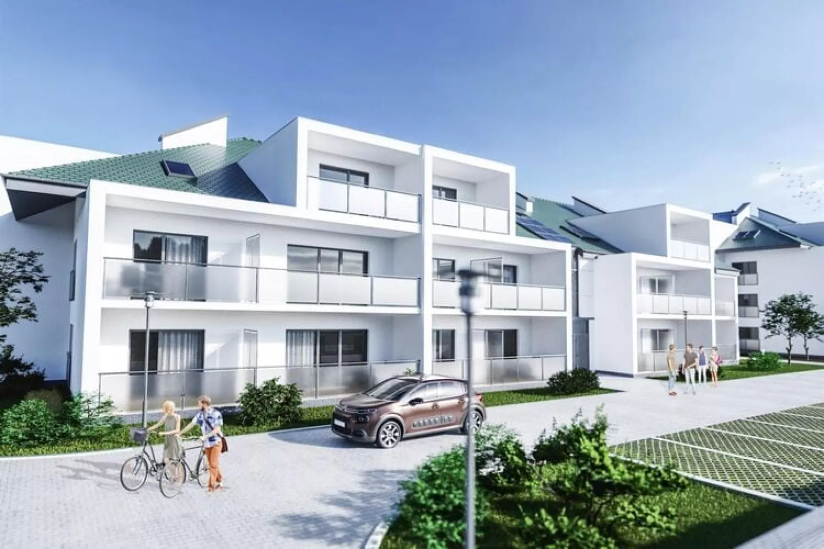 Apartamenty przy Nadmorskiej 104 42m2 Grzybowo-Exterior in summer