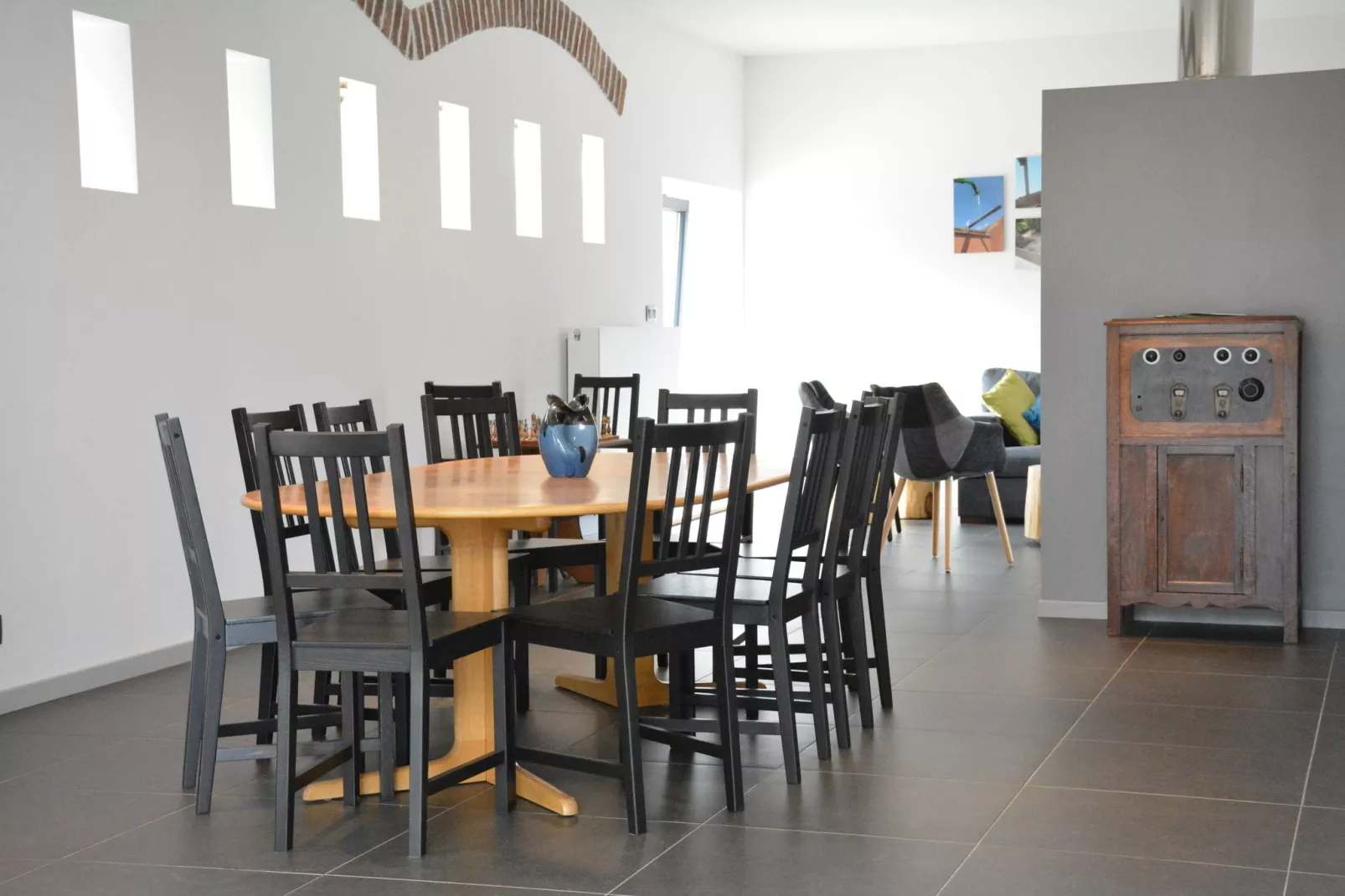 La Ferme Sainte-Adèle-Dining room