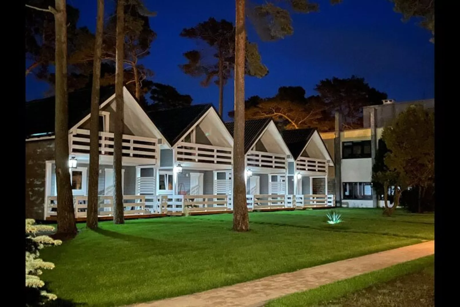 Holiday homes with pool in  Mrzezyno-Exterior summer