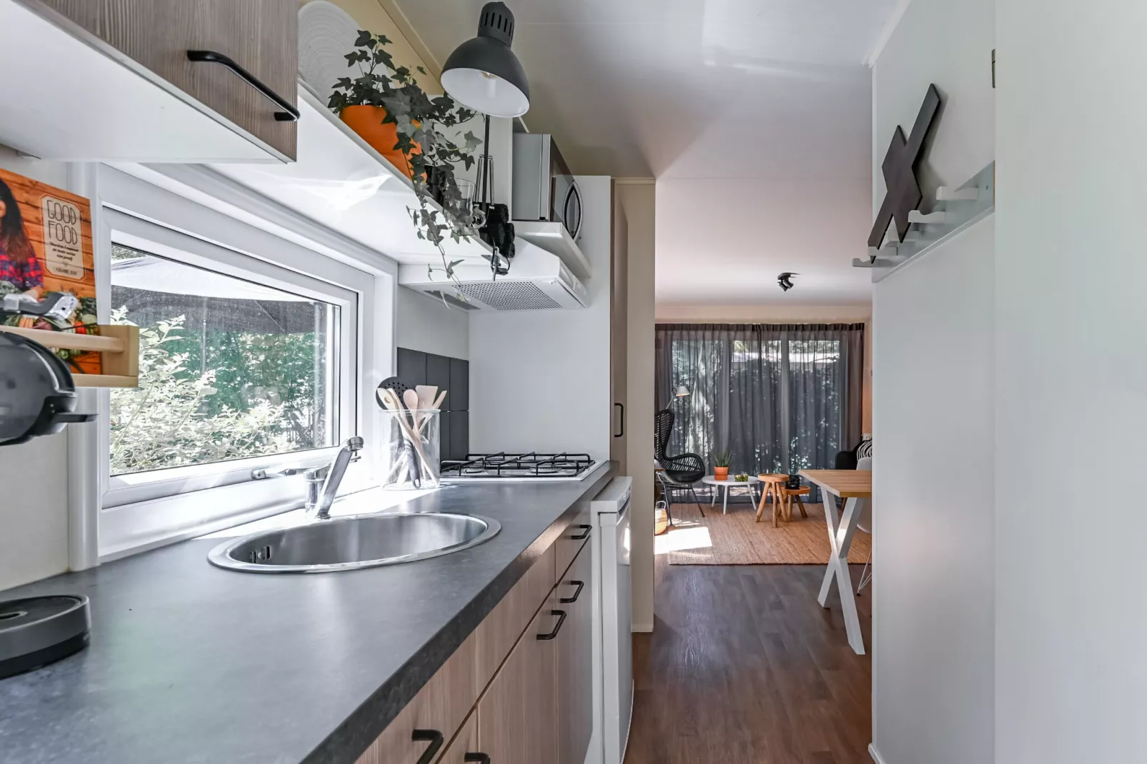 Chalet in hartje Veluwe-Cuisine