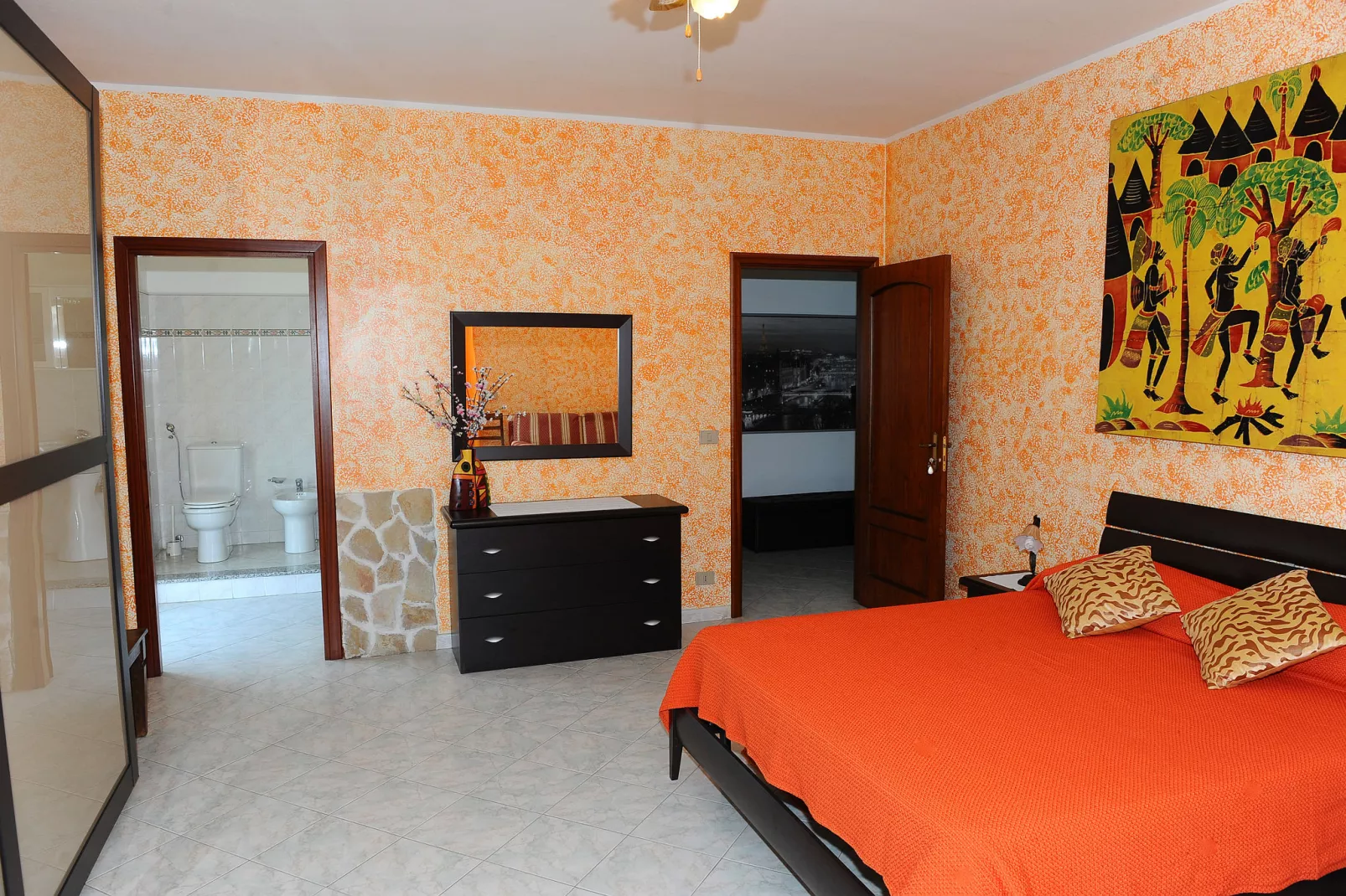 Suite vista Etna-Bedroom