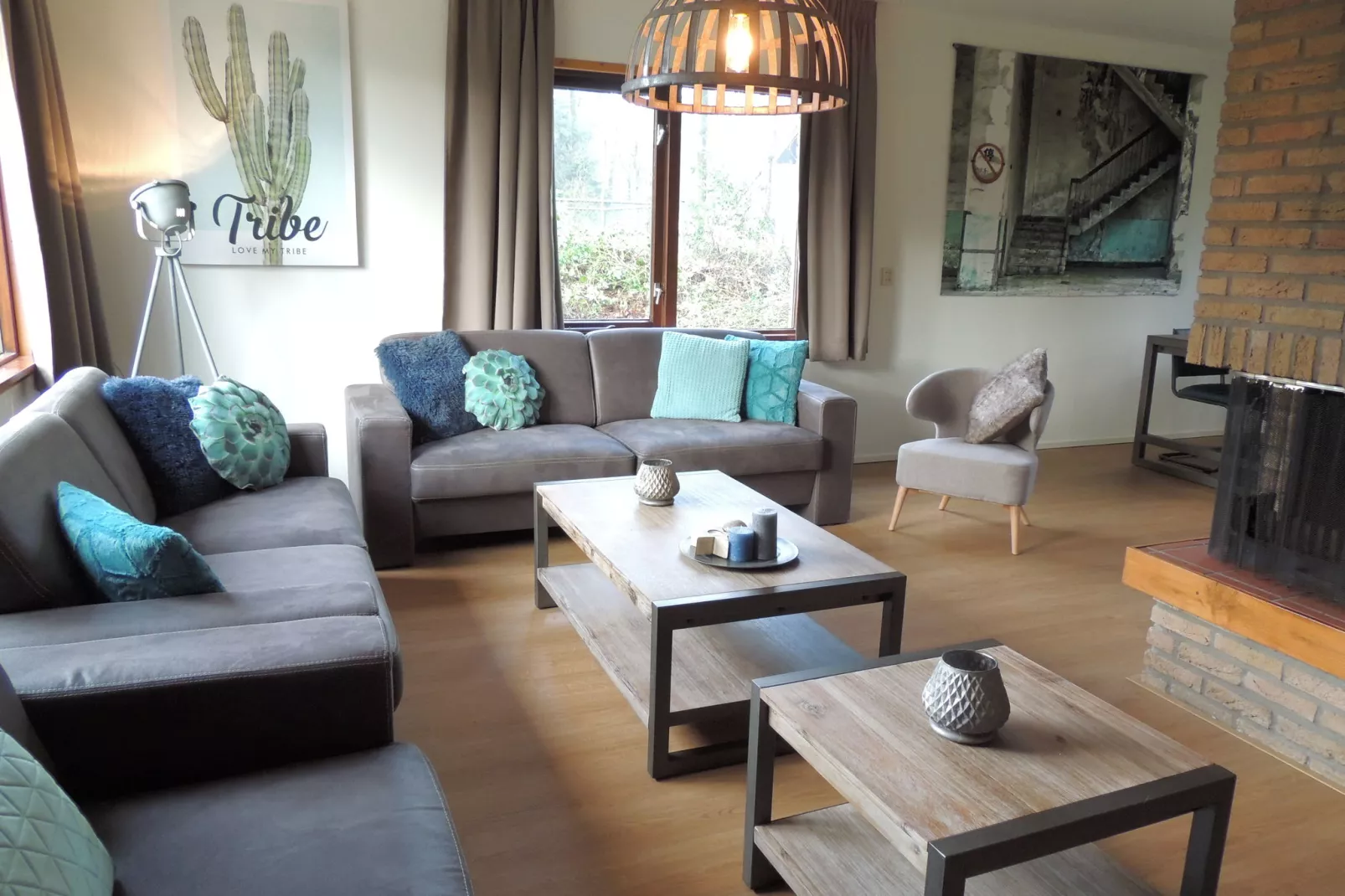 Vakantiepark De Rimboe & De Woeste Hoogte 3-Wohnzimmer