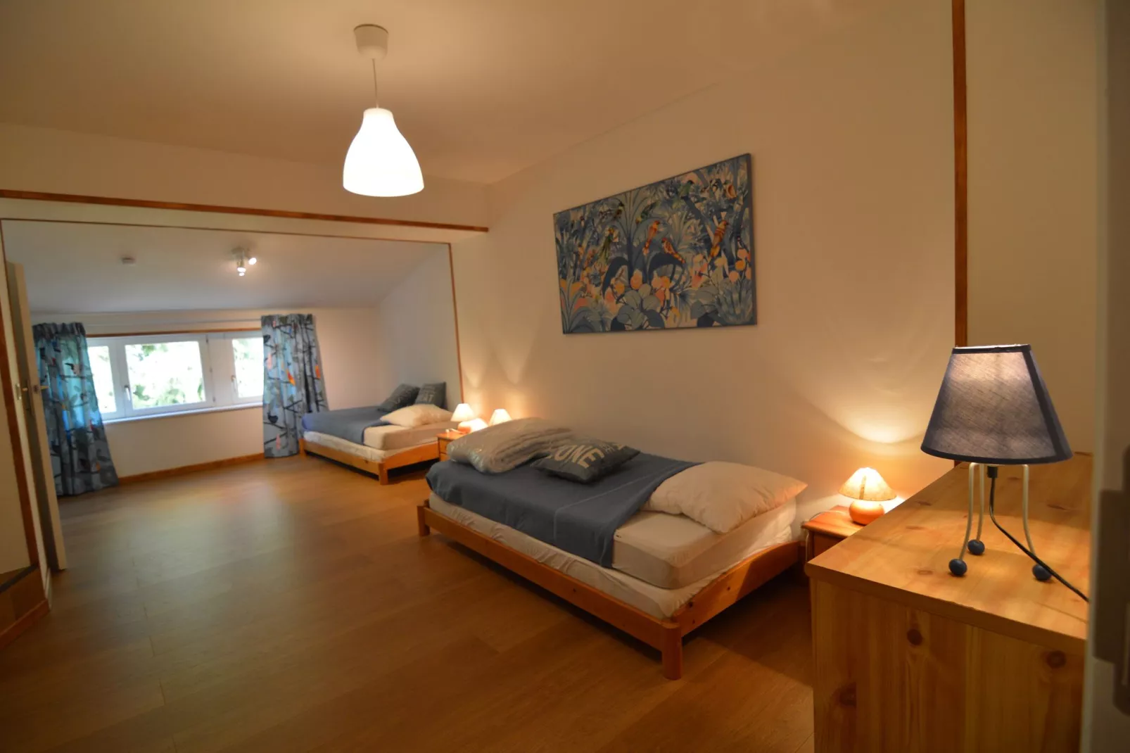Vue sur le Chateau de Montaigle-Schlafzimmer