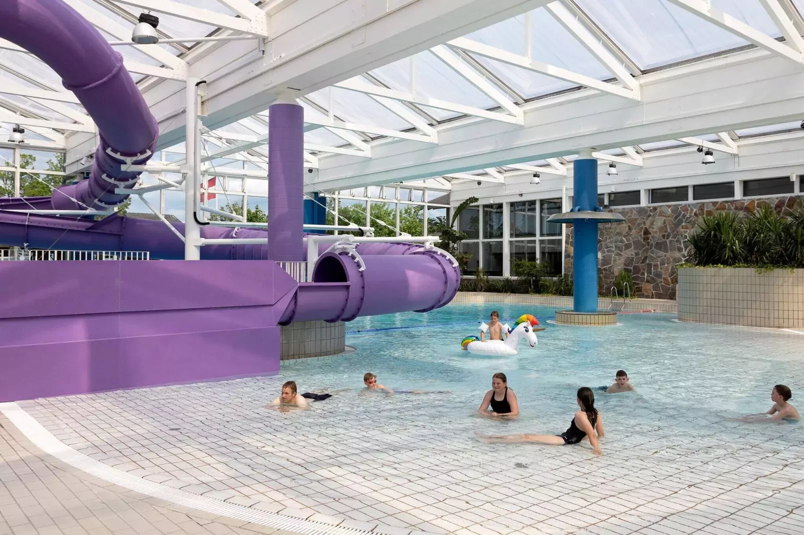 6 Personen Ferienhaus auf einem Ferienpark Hanstholm-Schwimmbad