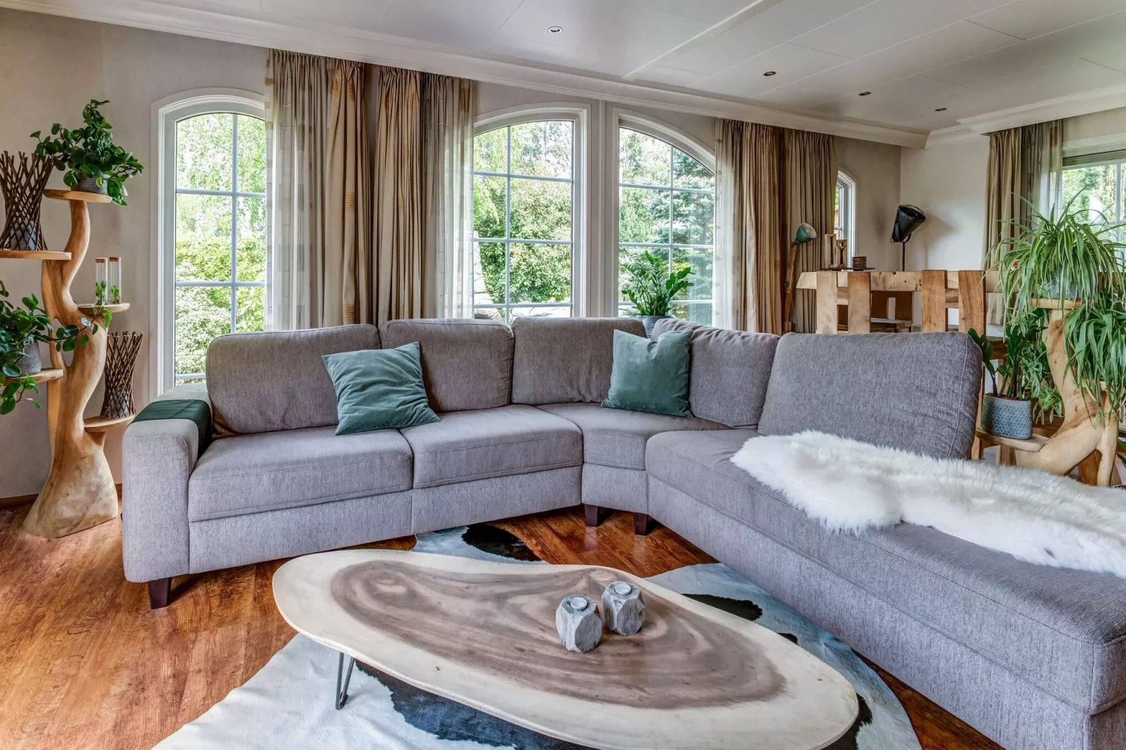 Chalet Kieftveen Voorthuizen 6 pax-Living room