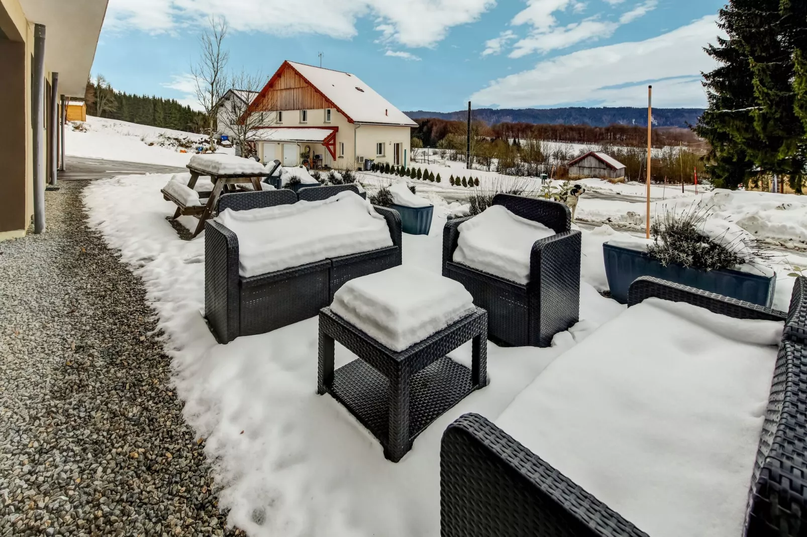 GITE A LA MONTAGNE BUGNY - Terrace balcony