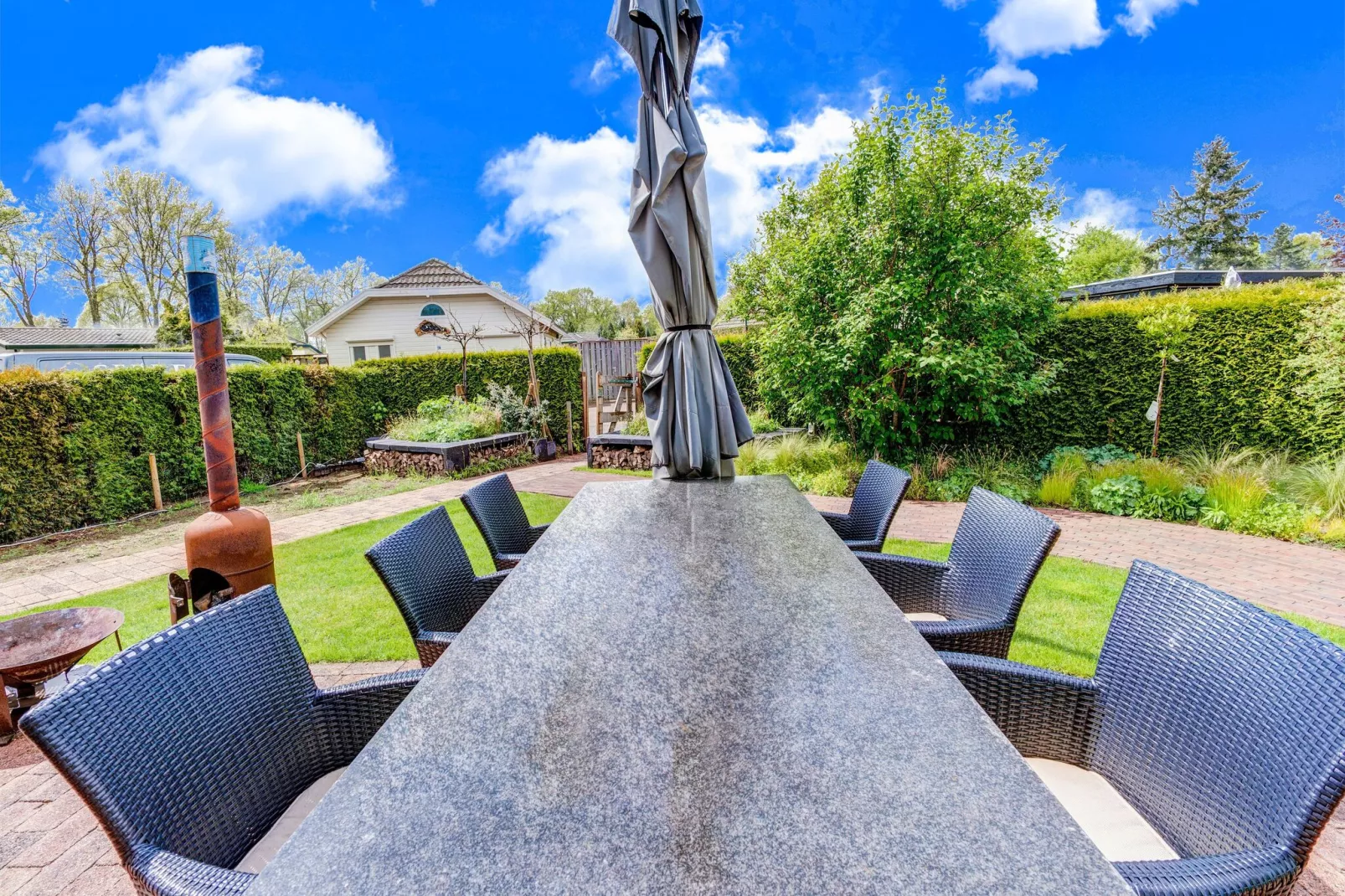 Chalet Kieftveen Voorthuizen 6 pax-Terrace balcony