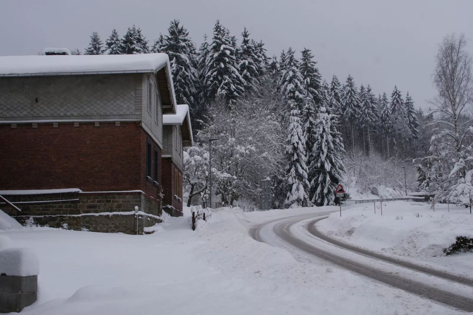 Ferienhaus Rechenberg Bienemuhle-Area winter 1km