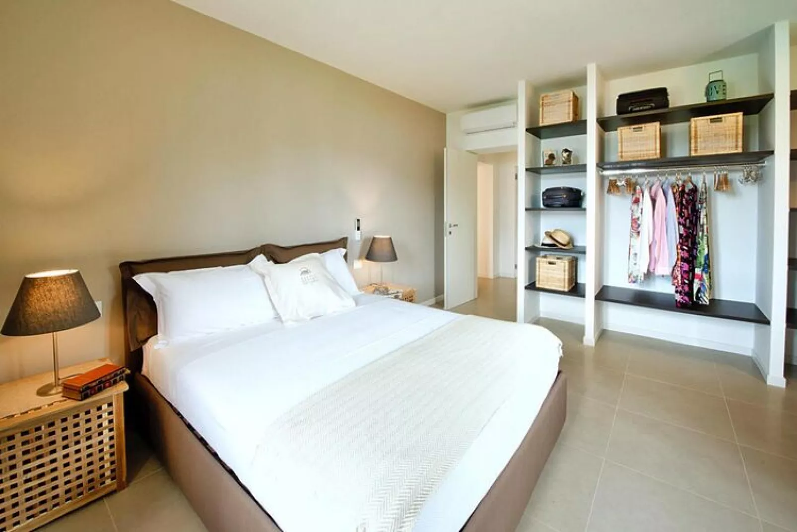 Apartment Limone Residence Nautic Resort San Carlo Gargnano-Quadrilo 110qm-Bedroom