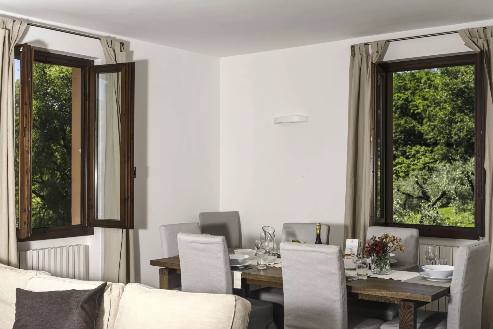 Apartment Limone Residence Nautic Resort San Carlo Gargnano-Quadrilo 110qm-Living room