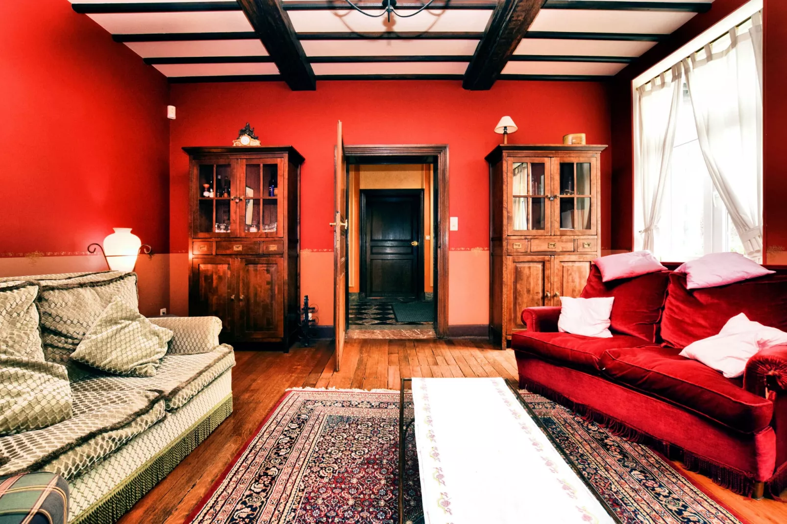 Chateau-ferme Delhaise-Living room