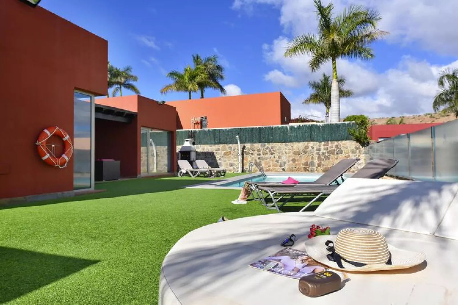 Par 4 Villa 20 Maspalomas-Außenbereich Sommer