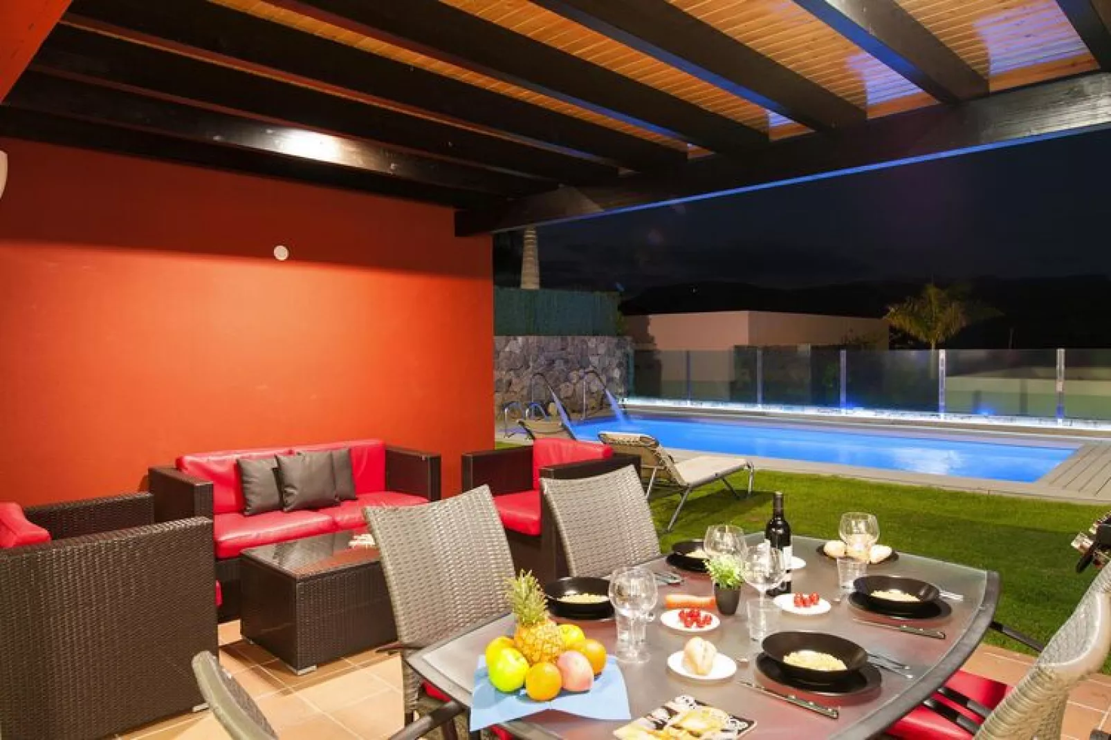 Par 4 Villa 20 Maspalomas-Terrassenbalkon