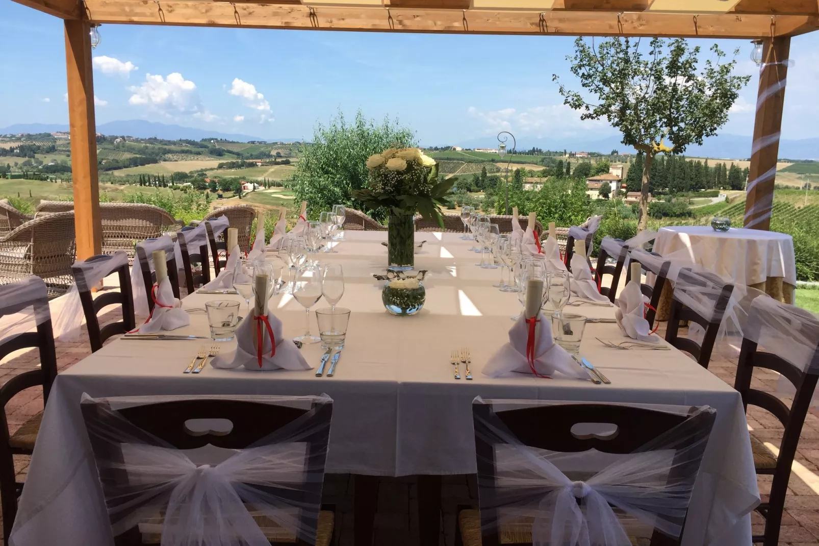Pergola-Terrace balcony