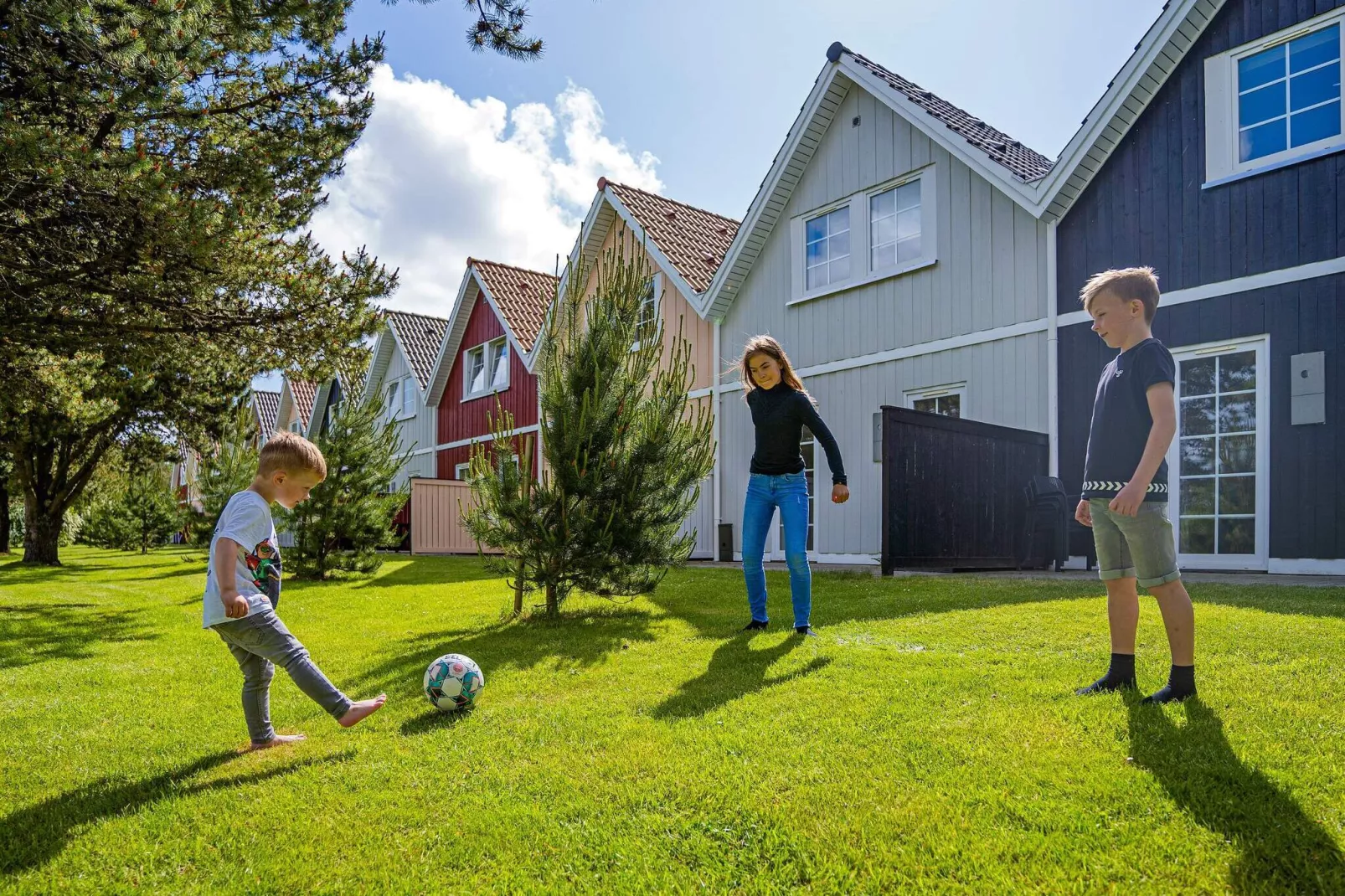 Maison de vacances pour 10 dans un parc de vacances a Blåvand-Extérieur