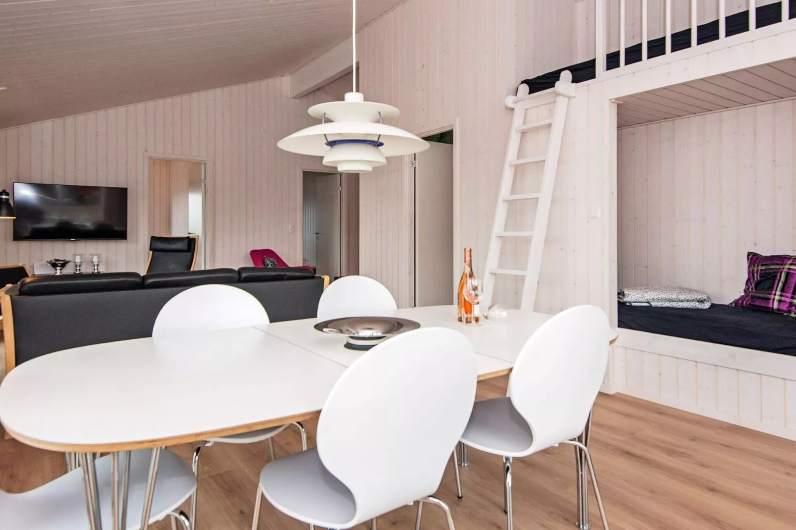 8 Personen Ferienhaus in Glesborg-By Traum-Innenbereich