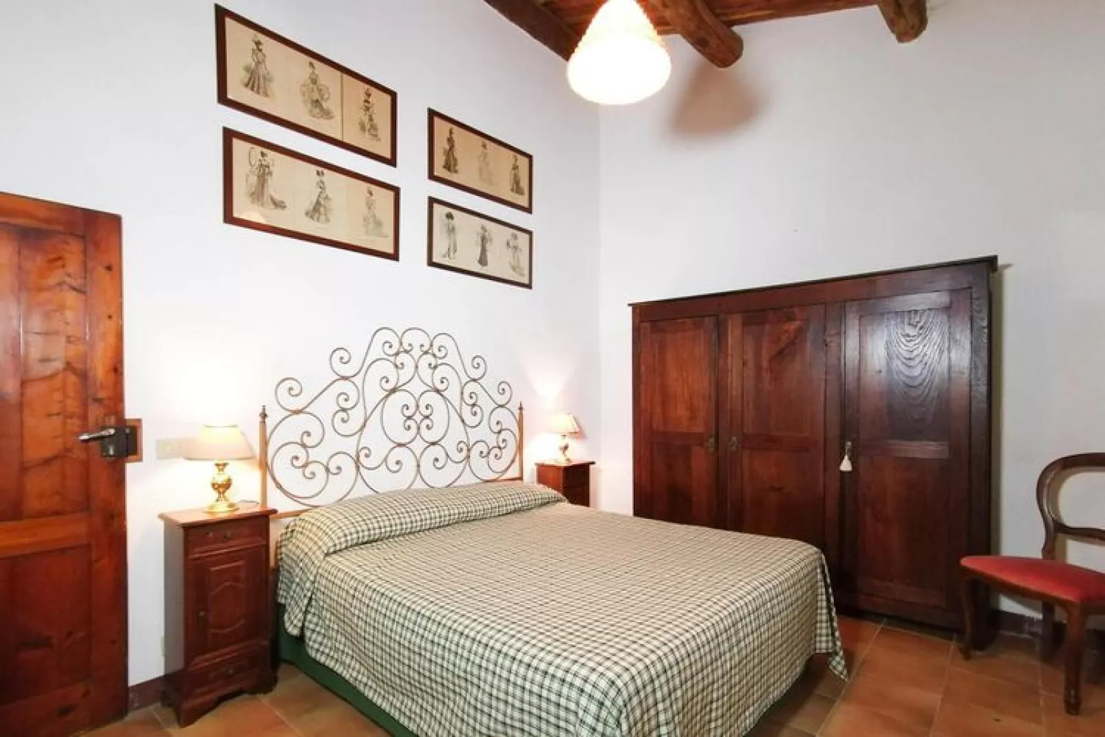 Residence Il Pero di Cetinale Sovicille Typ A 40 qm-Bedroom