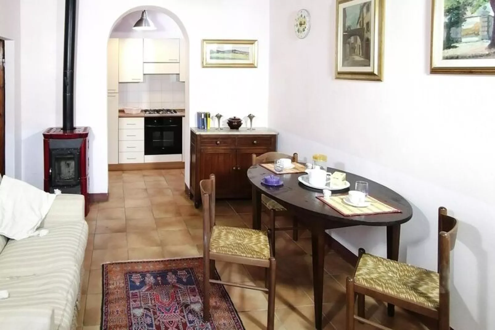 Residence Il Pero di Cetinale Sovicille Typ A 40 qm-Kitchen