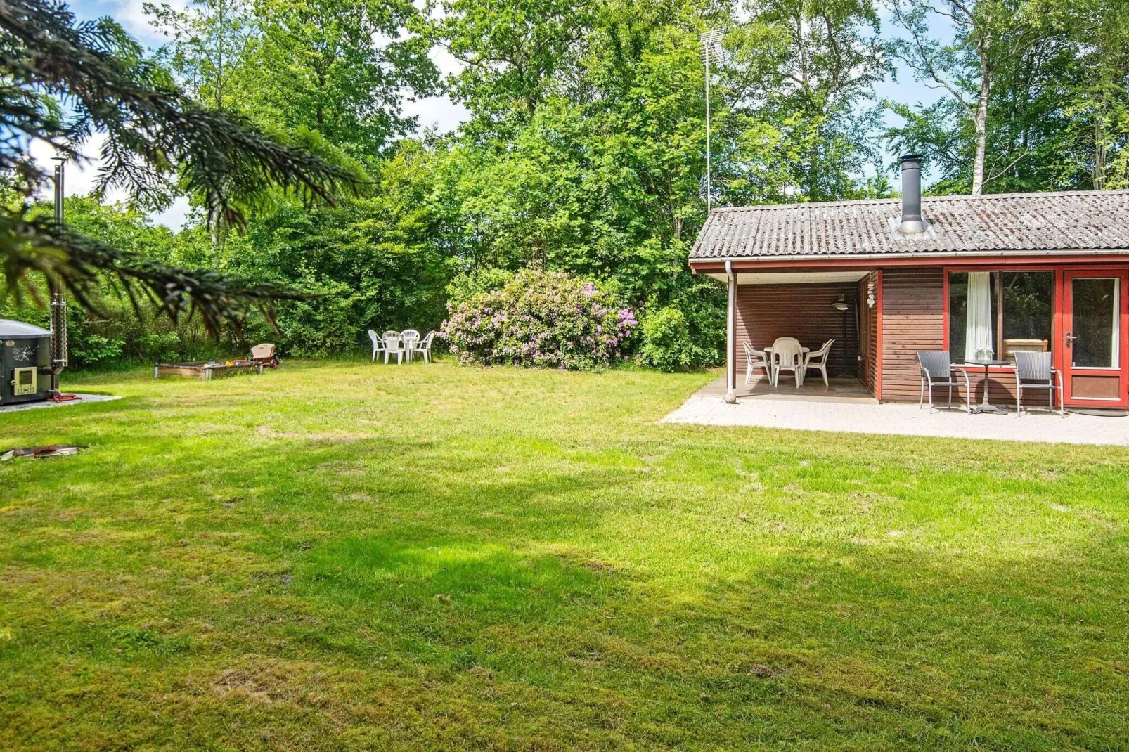 Holiday home in Glesborg with terrace-Outdoor