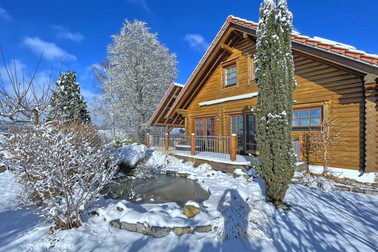 Ferienhaus Bavaria-Exterior winter