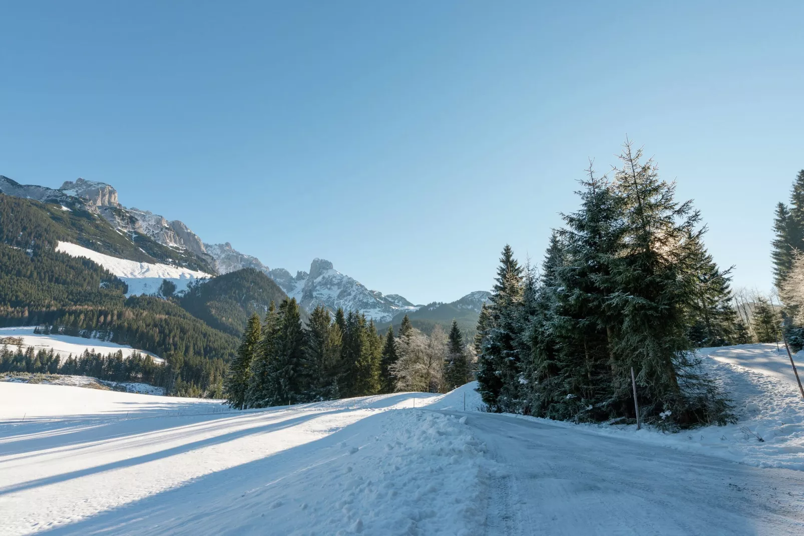 Alpendorf Dachstein West 3-Area winter 1km