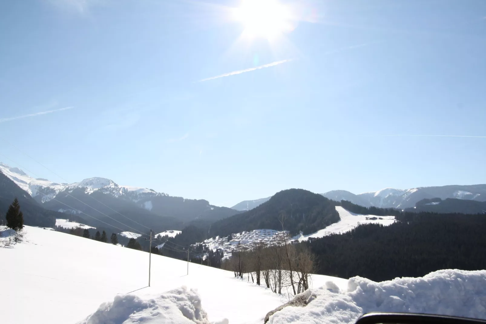 Annas Bergapartment-Gebiet Winter 1 km