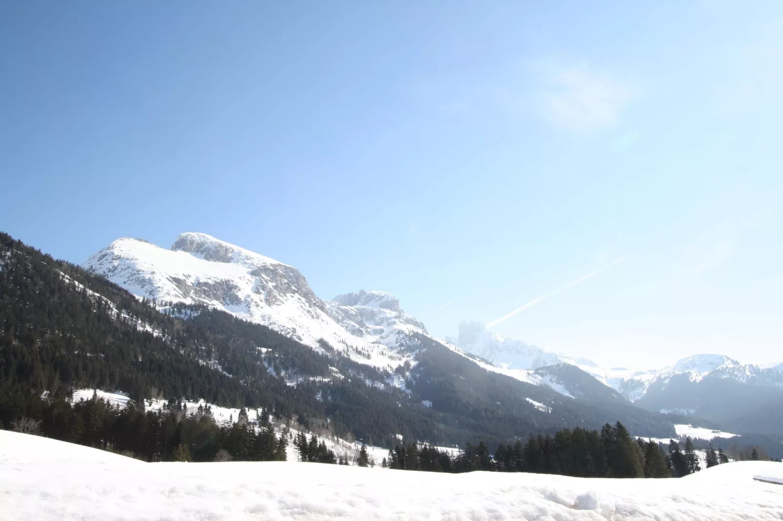 Annas Bergapartment-Gebiet Winter 1 km