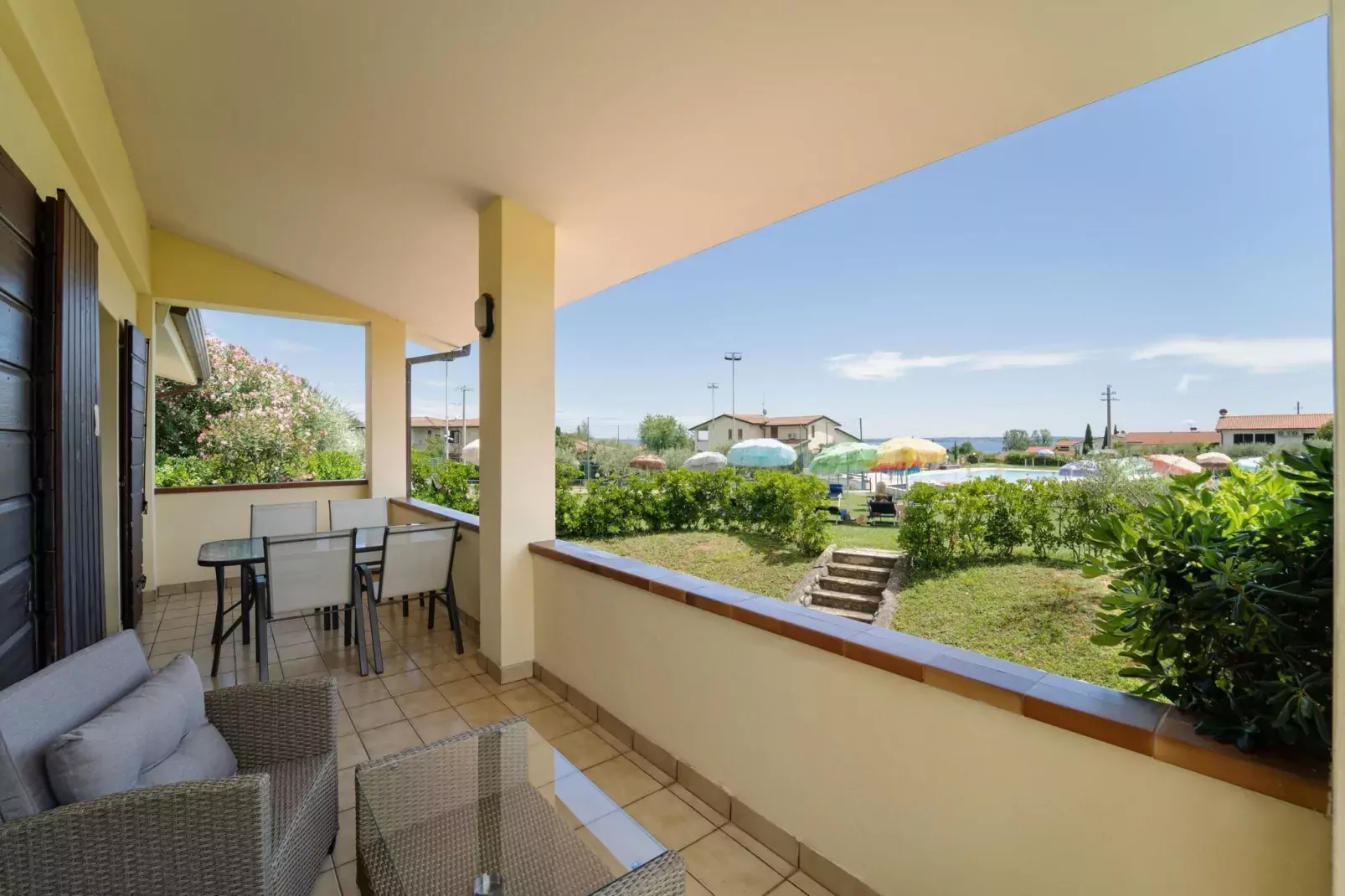 Residence Primera Moniga del Garda 3-Raum/D3 Halbsouterrain-3-Raum/D3 Halbsouterrain-View