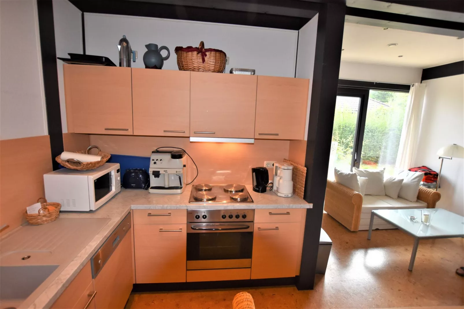 Ferienwohnung Landidyll am Salzhaff-Kitchen