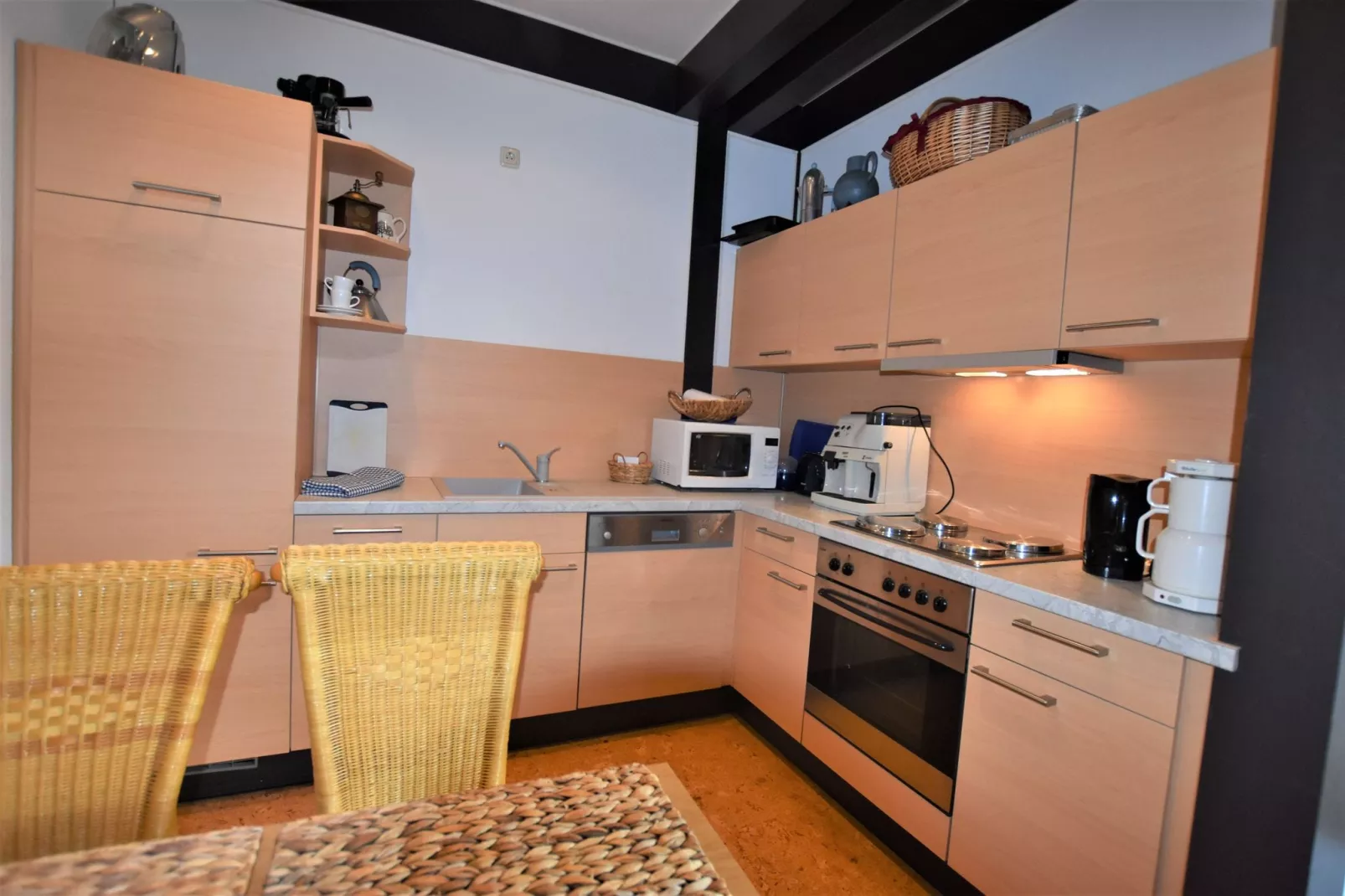 Ferienwohnung Landidyll am Salzhaff-Kitchen