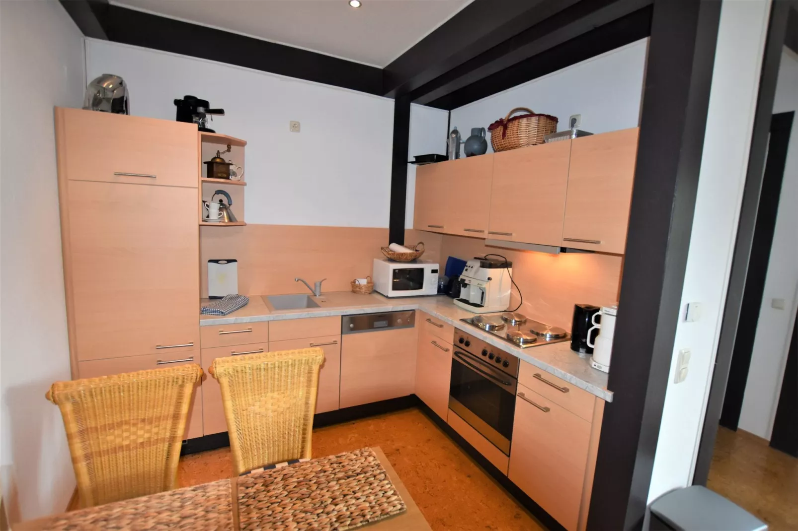 Ferienwohnung Landidyll am Salzhaff-Kitchen