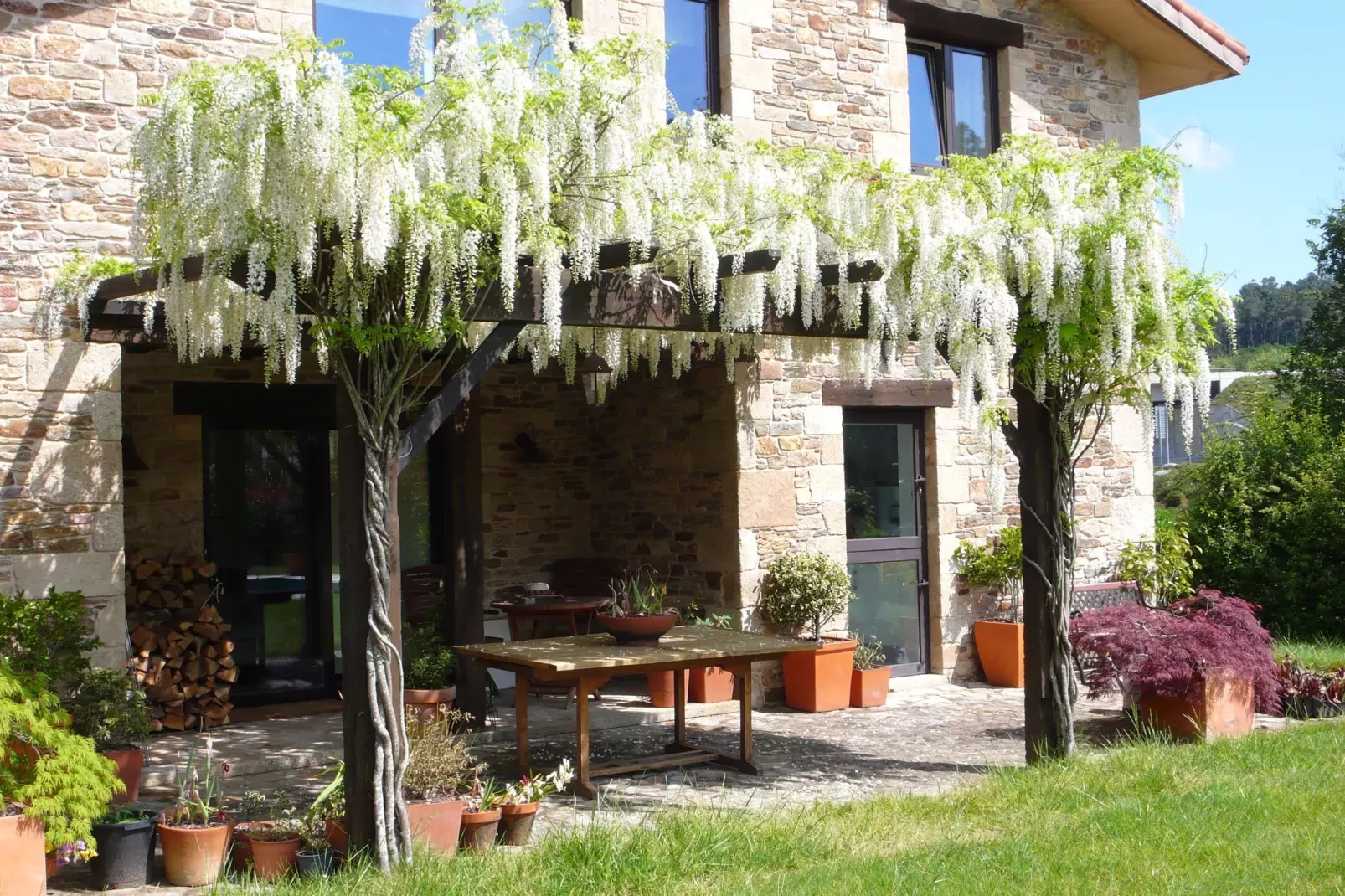 Casa Santiago de Compostela-Aussicht Sommer