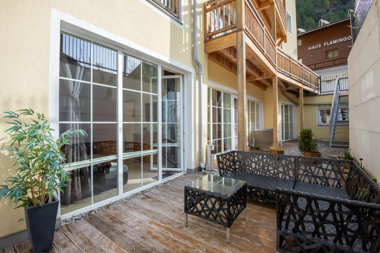 Apartment Residenz Zwieselstein-Terrace balcony